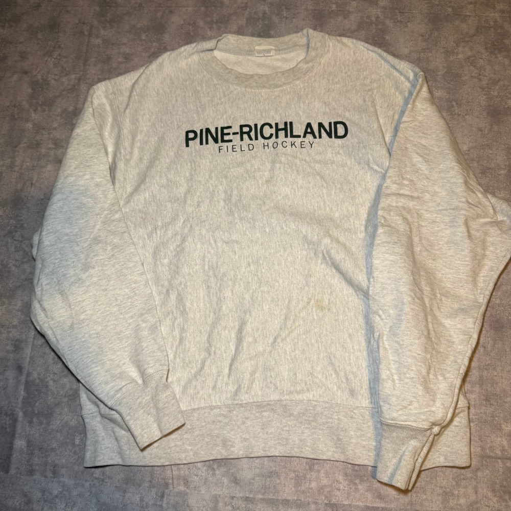 Champion Reverse Weave Pine-Richland Field Hockey Sweatshirt Gray XL